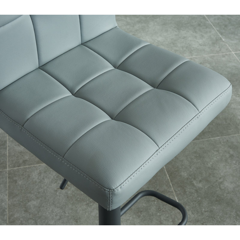 Ebern Designs Jakobe Swivel Adjustable Height Stool & Reviews Wayfair